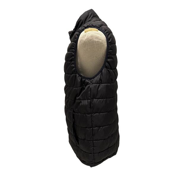 Izod Advantage Performance Men’s Black Puffer Vest Size Large L Quilted Full Zip - Picture 3 of 5